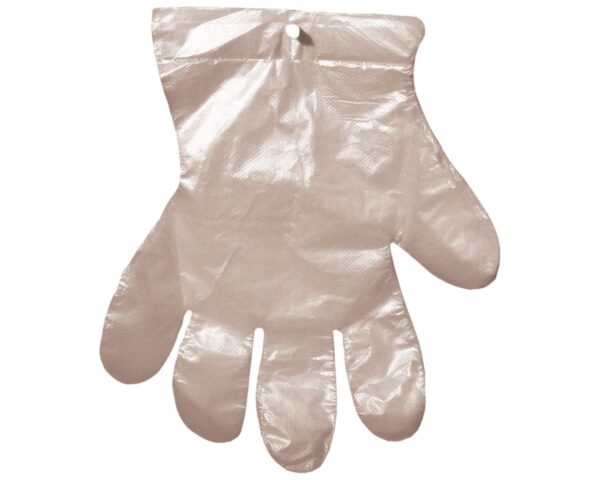 Rękawice jednorazowe foliowe zszyte 100 szt.