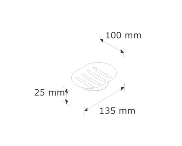 Mydelniczka chromowana stojąca Mydelniczka chromowana stojąca