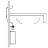 Dozownik mydła w płynie ścienny, STOŻEK, polerowany