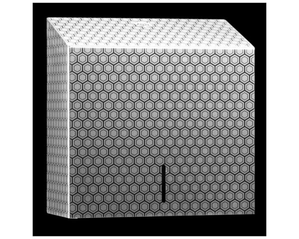 Pojemnik na ręczniki składane MERIDA INOX DESIGN MAXI - HONEYCOMB Pojemnik na ręczniki składane MERIDA INOX DESIGN MAXI - HONEYCOMB