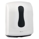 Pojemnik na ręczniki składane MERIDA ONE SLIM, tworzywo ABS, biały