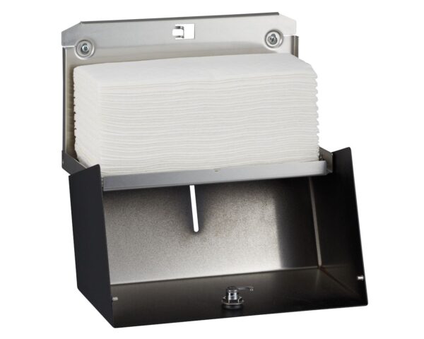 Pojemnik na ręczniki składane MERIDA STELLA BLACK LINE MINI, czarny Pojemnik na ręczniki składane MERIDA STELLA BLACK LINE MINI, czarny