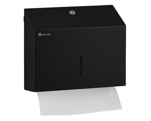 Pojemnik na ręczniki składane MERIDA STELLA SLIM BLACK LINE MINI, czarny Pojemnik na ręczniki składane MERIDA STELLA SLIM BLACK LINE MINI, czarny