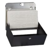 Pojemnik na ręczniki składane MERIDA STELLA SLIM BLACK LINE MINI, czarny