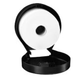 Pojemnik na papier toaletowy MERIDA ONE, tworzywo ABS, czarny