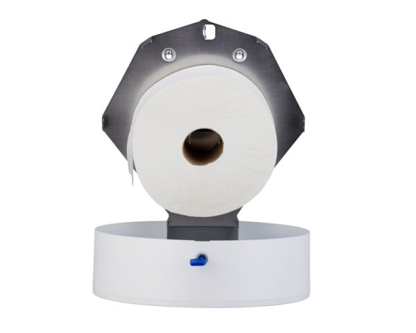 Pojemnik na papier toaletowy MERIDA STELLA WHITE LINE MEGA, średnica papieru do 28 cm, biały Pojemnik na papier toaletowy MERIDA STELLA WHITE LINE MEGA, średnica papieru do 28 cm, biały