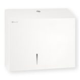 Pojemnik na papier toaletowy MERIDA STELLA WHITE LINE MAXI, średnica papieru do 23 cm, biały