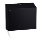 Pojemnik na papier toaletowy MERIDA STELLA BLACK LINE MAXI, średnica papieru do 23 cm, czarny