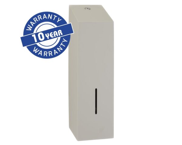 Pojemnik na papier toaletowy w listkach MERIDA STELLA STONE GREY LINE, pojemność do 675 szt., szary kamienny Pojemnik na papier toaletowy w listkach MERIDA STELLA STONE GREY LINE, pojemność do 675 szt., szary kamienny