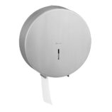 Pojemnik na papier toaletowy MERIDA STELLA MEGA, średnica papieru do 28 cm, stal matowa