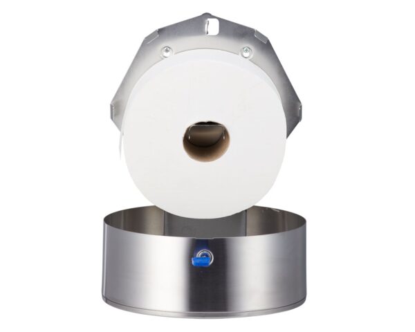 Pojemnik na papier toaletowy MERIDA STELLA MAXI, średnica papieru do 23 cm, stal matowa Pojemnik na papier toaletowy MERIDA STELLA MAXI, średnica papieru do 23 cm, stal matowa