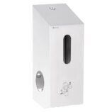 Pojemnik na dwie małe rolki papieru toaletowego MERIDA STELLA, STAL MATOWA