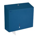Pojemnik na papier toaletowy MERIDA STELLA BLUE LINE MAXI, średnica papieru do 23 cm, niebieski