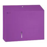 Pojemnik na papier toaletowy MERIDA STELLA VIOLET LINE MAXI, średnica papieru do 23 cm, fioletowy