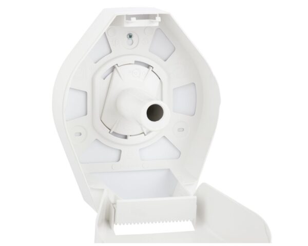 Pojemnik na papier toaletowy MERIDA TOP MAXI, tworzywo ABS, biały, okienko szare Pojemnik na papier toaletowy MERIDA TOP MAXI, tworzywo ABS, biały, okienko szare