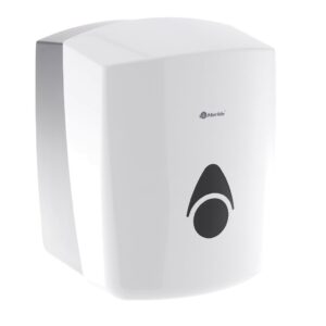 Pojemnik na ręczniki papierowe w rolach MERIDA COMO, tworzywo ABS, biały