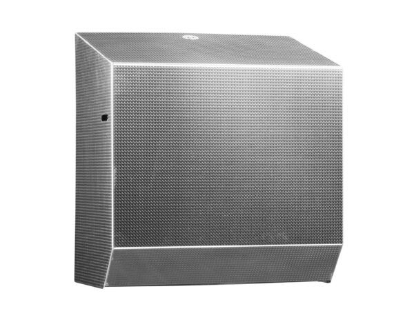 Mechaniczny podajnik ręczników papierowych w rolach MERIDA INOX DESIGN MAXI - TEXTURE