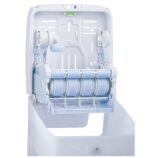 Mechaniczny podajnik ręczników papierowych w rolach MERIDA HARMONY AUTOMATIC MAXI, tworzywo, biały transparentny