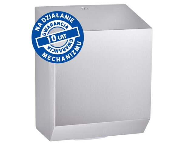 Mechaniczny podajnik ręczników papierowych w rolach MERIDA STELLA AUTOMATIC MAXI, stal matowa Mechaniczny podajnik ręczników papierowych w rolach MERIDA STELLA AUTOMATIC MAXI, stal matowa