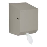 Pojemnik na ręczniki papierowe w rolach MERIDA STELLA STONE GREY LINE MAXI, szary kamienny