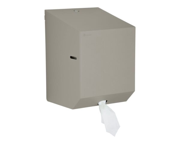 Pojemnik na ręczniki papierowe w rolach MERIDA STELLA STONE GREY LINE MAXI, szary kamienny Pojemnik na ręczniki papierowe w rolach MERIDA STELLA STONE GREY LINE MAXI, szary kamienny