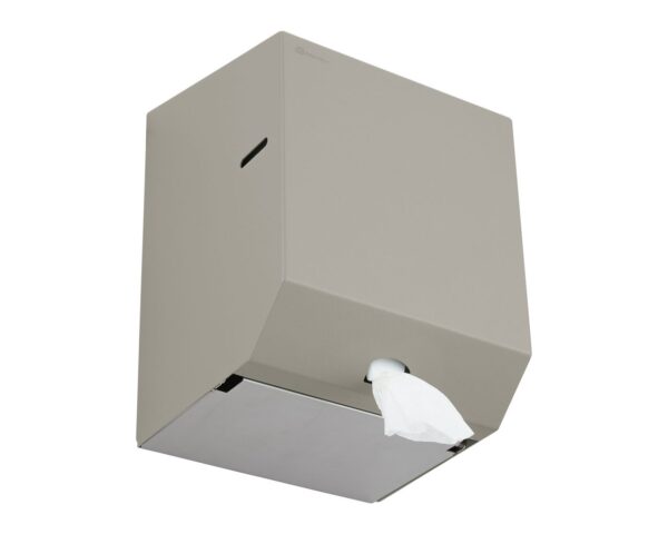 Pojemnik na ręczniki papierowe w rolach MERIDA STELLA STONE GREY LINE MAXI, szary kamienny Pojemnik na ręczniki papierowe w rolach MERIDA STELLA STONE GREY LINE MAXI, szary kamienny