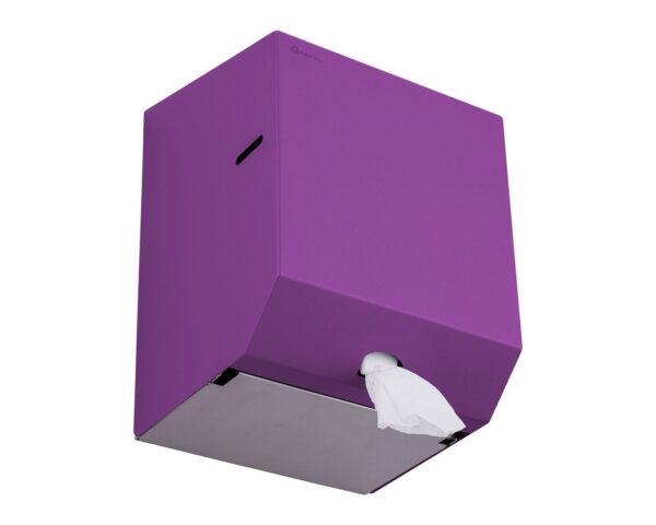 Pojemnik na ręczniki papierowe w rolach MERIDA STELLA VIOLET LINE MAXI, fioletowy Pojemnik na ręczniki papierowe w rolach MERIDA STELLA VIOLET LINE MAXI, fioletowy