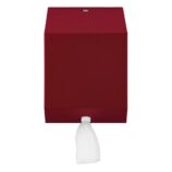 Pojemnik na ręczniki papierowe w rolach lub papier toaletowy w systemie listkowym MERIDA STELLA RED LINE MINI, czerwony
