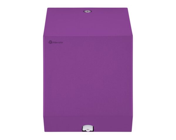 Pojemnik na ręczniki papierowe w rolach lub papier toaletowy w systemie listkowym MERIDA STELLA VIOLET LINE MINI, fioletowy Pojemnik na ręczniki papierowe w rolach lub papier toaletowy w systemie listkowym MERIDA STELLA VIOLET LINE MINI, fioletowy
