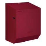 Mechaniczny podajnik ręczników papierowych w rolach MERIDA STELLA RED LINE, czerwony