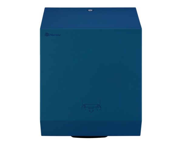 Mechaniczny podajnik ręczników papierowych w rolach MERIDA STELLA BLUE LINE, niebieski Mechaniczny podajnik ręczników papierowych w rolach MERIDA STELLA BLUE LINE, niebieski