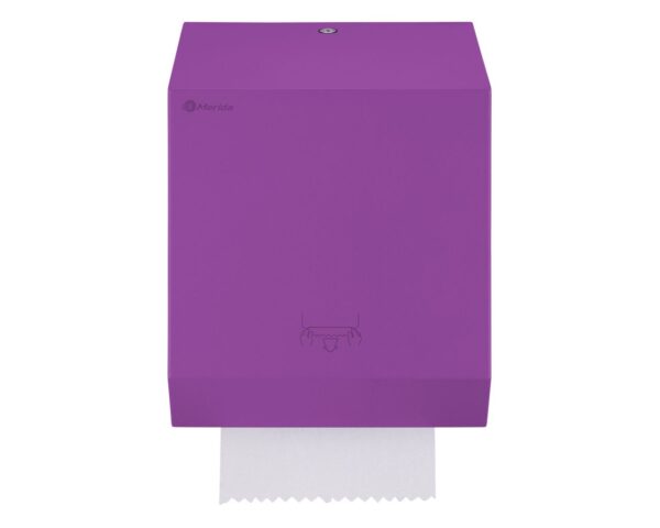 Mechaniczny podajnik ręczników papierowych w rolach MERIDA STELLA VIOLET LINE, fioletowy Mechaniczny podajnik ręczników papierowych w rolach MERIDA STELLA VIOLET LINE, fioletowy