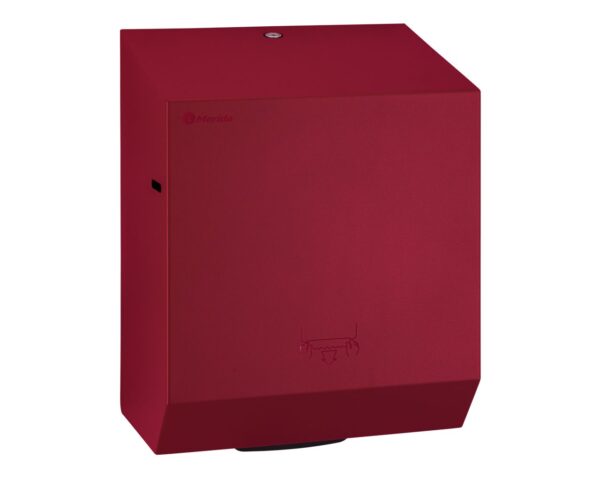 Mechaniczny podajnik ręczników papierowych w rolach MERIDA STELLA RED LINE, czerwony Mechaniczny podajnik ręczników papierowych w rolach MERIDA STELLA RED LINE, czerwony