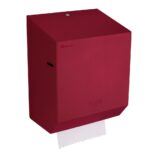 Mechaniczny podajnik ręczników papierowych w rolach MERIDA STELLA RED LINE, czerwony