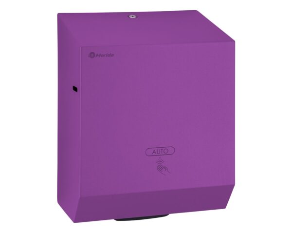 Automatyczny bezdotykowy podajnik ręczników papierowych w rolach MERIDA STELLA VIOLET LINE AUTOMATIC MAXI, fioletowy Automatyczny bezdotykowy podajnik ręczników papierowych w rolach MERIDA STELLA VIOLET LINE AUTOMATIC MAXI, fioletowy