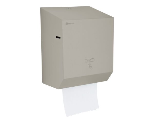 Automatyczny bezdotykowy podajnik ręczników papierowych w rolach MERIDA STELLA STONE GREY LINE AUTOMATIC MAXI, szary kamienny Automatyczny bezdotykowy podajnik ręczników papierowych w rolach MERIDA STELLA STONE GREY LINE AUTOMATIC MAXI, szary kamienny