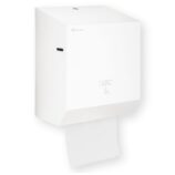 Automatyczny bezdotykowy podajnik ręczników papierowych w rolach MERIDA STELLA WHITE LINE AUTOMATIC MAXI, biały