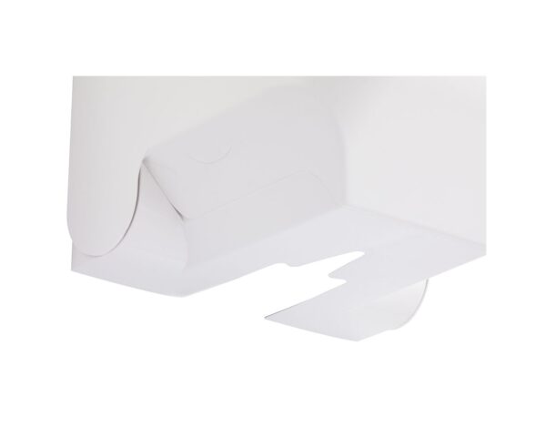 Pojemnik na ręczniki papierowe w rolach MERIDA TOP MAXI, tworzywo ABS, biały, okienko niebieskie Pojemnik na ręczniki papierowe w rolach MERIDA TOP MAXI, tworzywo ABS, biały, okienko niebieskie