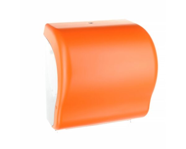 Mechaniczny podajnik ręczników w rolach MERIDA UNIQUE LUX CUT ORANGE LINE