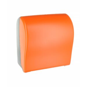 Mechaniczny podajnik ręczników w rolach MERIDA UNIQUE SOLID CUT ORANGE LINE