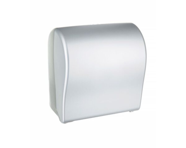 Mechaniczny podajnik ręczników w rolach MERIDA UNIQUE SOLID CUT SILVER LINE