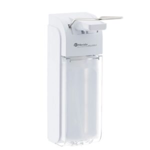 Dozownik płynu dezynfekcyjnego z przyciskiem łokciowym, pojemność zbiornika 1000 ml / 500 ml, tworzywo ABS