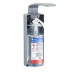 Dozownik z przyciskiem łokciowym na wkłady 500 ml, z tacką ociekową, tworzywo ABS