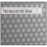 Pojemnik na papier toaletowy MERIDA INOX DESIGN MINI - HONEYCOMB