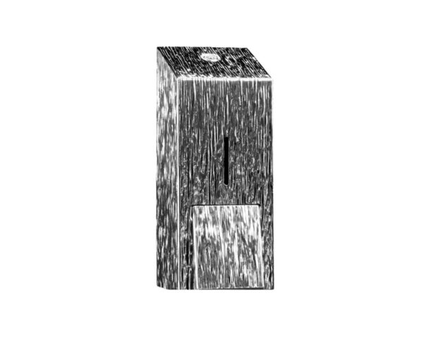 Dozownik mydła w pianie na jednorazowe wkłady z pompką spieniającą MERIDA INOX DESIGN MAXI - ICICLE