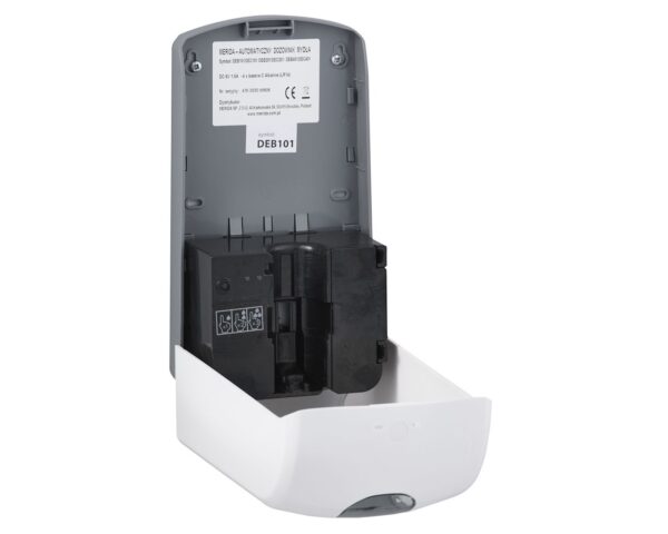 Bezdotykowy automatyczny dozownik mydła w płynie MERIDA ONE, pojemność zbiornika 1000 ml, tworzywo ABS, biały Bezdotykowy automatyczny dozownik mydła w płynie MERIDA ONE, pojemność zbiornika 1000 ml, tworzywo ABS, biały