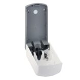 Dozownik płynu dezynfekcyjnego MERIDA ONE na jednorazowe wkłady 700 ml z płynem dezynfekcyjnym MERIDA POLANA DDR+, tworzywo ABS, biały