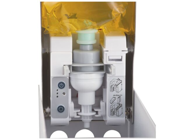 Bezdotykowy automatyczny dozownik mydła w pianie MERIDA STELLA AUTOMATIC SLIM WHITE LINE na jednorazowe wkłady 800 ml, biały Bezdotykowy automatyczny dozownik mydła w pianie MERIDA STELLA AUTOMATIC SLIM WHITE LINE na jednorazowe wkłady 800 ml, biały