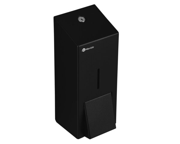 Dozownik mydła w płynie MERIDA STELLA BLACK LINE MAXI, pojemność zbiornika 800 ml, czarny Dozownik mydła w płynie MERIDA STELLA BLACK LINE MAXI, pojemność zbiornika 800 ml, czarny