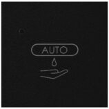 Bezdotykowy automatyczny dozownik mydła w pianie MERIDA STELLA AUTOMATIC BLACK LINE na jednorazowe wkłady 1000 g, czarny